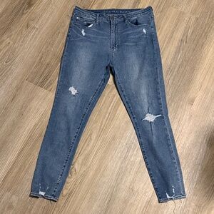 Articles Of Society Distressed Skinny Jeans - Blue